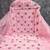 women's pink unstitched chanderi dress material with embroidered dupatta