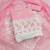 women's pink unstitched chanderi dress material with embroidered dupatta 
