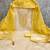 women's beige unstitched simmer butti dress material with woven dupatta