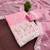 women's pink unstitched chanderi dress material with embroidered dupatta 