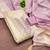 women's beige unstitched simmer butti dress material with woven dupatta 
