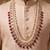 Maroon kundan pearl necklace for men – regal sherwani wedding jewellery