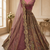 onion pink color Multi Thread work Sequins and Zari Embroidery net Lehenga Choli set
