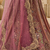 onion pink color Multi Thread work Sequins and Zari Embroidery net Lehenga Choli set