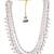 White kundan pearl necklace for men – royal groom jewellery