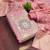 women's pink unstitched simmer dress material with woven dupatta
