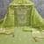 Women's Green Unstitched Shimmer Dress Material with Woven Dupatta