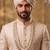 White kundan pearl necklace for men – royal groom jewellery