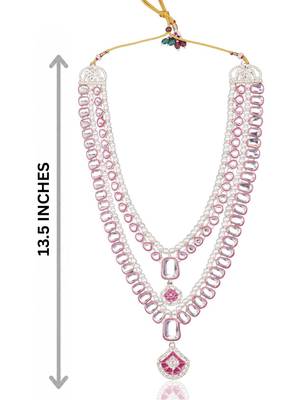 Rani kundan pearl necklace for men – festive wedding jewellery 3