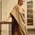 Golden handloom tissue kaftan set