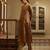 Golden handloom tissue kurta set