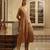 Golden handloom tissue angrakha kurta set