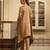 Gold and silver handloom tissue kurta set
