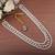 White kundan pearl necklace – elegant groom wedding jewellery