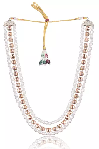Gold kundan pearl groom necklace – royal traditional jewellery