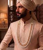 Gold kundan pearl groom necklace – royal traditional jewellery