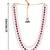 Maroon kundan pearl sherwani necklace – elegant traditional jewellery
