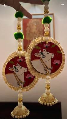 decorative hanging perfect for home decoration  ideal for diwali festivities decor (pack of-2) 1