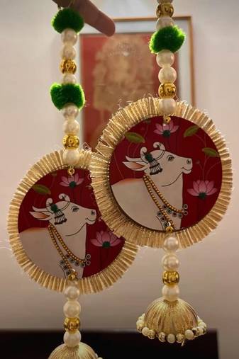 decorative hanging perfect for home decoration  ideal for diwali festivities decor (pack of-2)