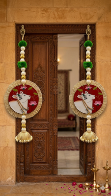 decorative hanging perfect for home decoration  ideal for diwali festivities decor (pack of-2) 2