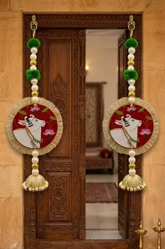 decorative hanging perfect for home decoration  ideal for diwali festivities decor (pack of-2)