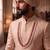 Maroon kundan pearl sherwani necklace – elegant traditional jewellery