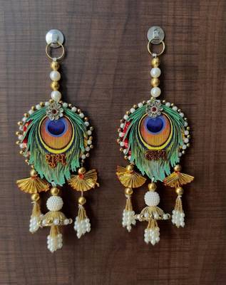 decorative shubh labh hanging perfect for decoration  ideal for diwali your decor (pack of-2) 1