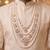 White kundan pearl necklace for men – timeless wedding accessory