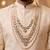 Green kundan pearl necklace for men – traditional wedding jewellery