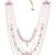 Maroon kundan pearl necklace for men – designer groom jewellery