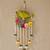 handmade decorative traditional hanging  multicolour pom pom toran for home decor (pack of 2)