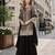 black chinon free size stitched plazzo suit with embroidery work