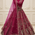 pink color Zari Work Dori Embroidered Metalic SequinsCrystal work silk blend lehenga choli set