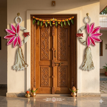 decorative hanging for home wall bedroom living room decoration (pack of 2) 2