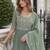 pista georgette readymade anarkali suit with embroidery & beads work