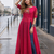 red georgette free size stitched navratri anarkali with bandhani & kutchi patchework