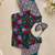 multicolor color Hand Mirror work Chain Embroidered Floral Patten Net Lehenga Choli set