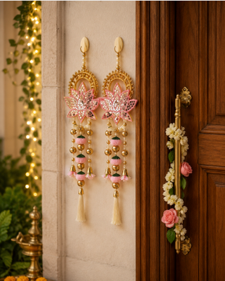  handmade decorative hanging for wall living room bedroom decor for home decoration (pack of 2) 2