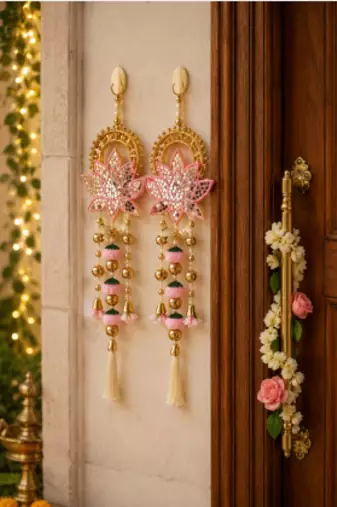 handmade decorative hanging for wall living room bedroom decor for home decoration (pack of 2)