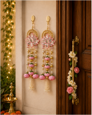 decorative hanging for wall living room bedroom decor for home festival decoration (pack of 2) 1