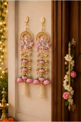 decorative hanging for wall living room bedroom decor for home festival decoration (pack of 2)