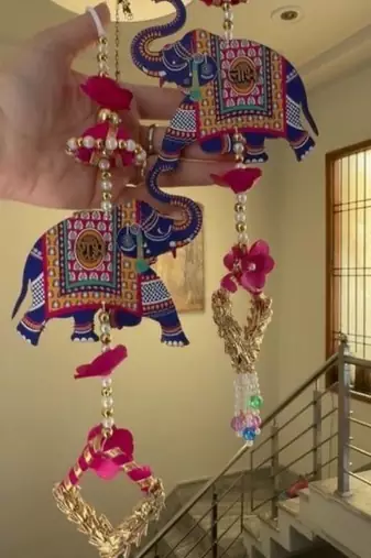 decorative hanging for wall living room bedroom decor for home festival decoration (pack of 2)