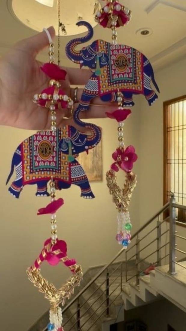 decorative hanging for wall living room bedroom decor for home festival decoration (pack of 2)