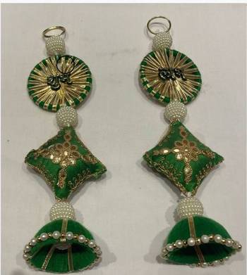 handmade shubh labh door hanging decorative festive wall hanging for home decoration (pack of 2) 3