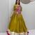 Navratri Special Mustard Yellow Embroidered Chaniya Choli for Women