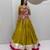 Navratri Special Mustard Yellow Embroidered Chaniya Choli for Women