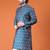 Mens cotton rayon self design with printex kurta wine