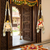 handmade tealight holder with ganesh lakshmi decorative diya hanging for home decoration (pack of 2)