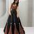 Navratri Special Black & Maroon Printed Chaniya Choli for Women