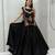 Navratri Special Black Embroidered Chaniya Choli for Women